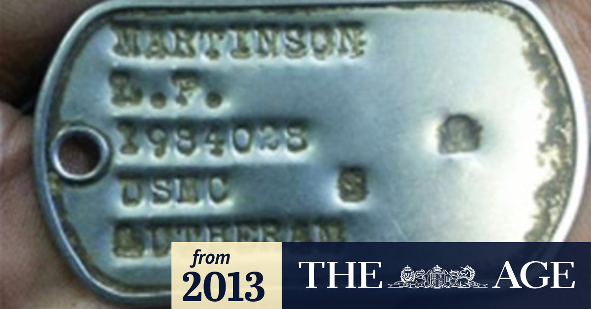 Dog tags of war return to owner after lengthy search hits paydirt